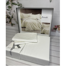 Tensel Percale krem сатинова постільна білизна.  розмір. Romeo home Туреччина.
