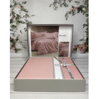 Tensel Percale koral сатинова постільна білизна.  розмір. Romeo home Туреччина.