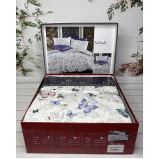 Nebula євро розміру фланелева постільна білизна. Бавовна. Belizza Туреччина.