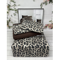 Zebraal євро розміру фланелева постільна білизна. Бавовна. Belizza Туреччина.