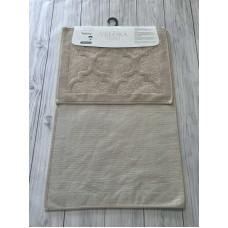 Velora mozaika bej Килимки в ванну кімнату 2в1.Velora Туреччина