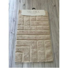 Velora kerpitch bej Килимки в ванну кімнату 2в1.Velora Туреччина