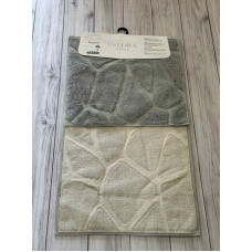 Velora tas gri Килимки в ванну кімнату 2в1.Velora Туреччина