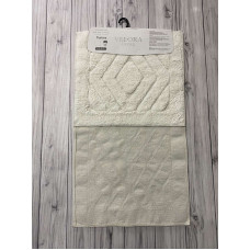 Velora rombik krem Килимки в ванну кімнату 2в1.Velora Туреччина