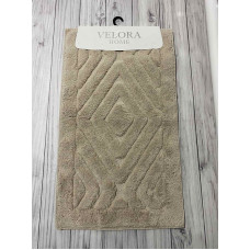 Velora rombik bej Килимки в ванну кімнату 2в1.Velora Туреччина