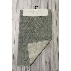 Velora rombik gri Килимки в ванну кімнату 2в1.Velora Туреччина