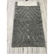 Velora rombik antrasit Килимки в ванну кімнату 2в1.Velora Туреччина