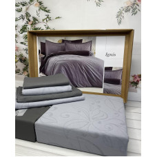 Ignis poplin жаккардова постіль, євро розмір. Romeo home Туреччина.
