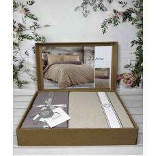 Prism poplin жаккардова постіль, євро розмір. Romeo home Туреччина.