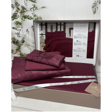 Lisa bordo жакардова постільна білизна. Євро розмір. Туреччина Belizza