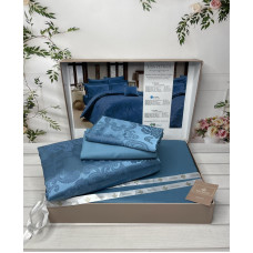 Lisa petrol жакардова постільна білизна. Євро розмір. Туреччина Belizza