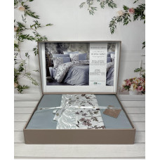 Olivia mint Сатиново постільна білизна. Євро розмір. Туреччина Belizza