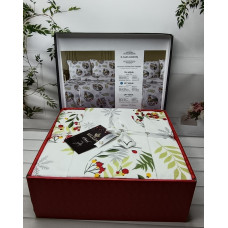 X- Mas Green євро розміру фланелева постільна білизна. Бавовна. Belizza Туреччина.