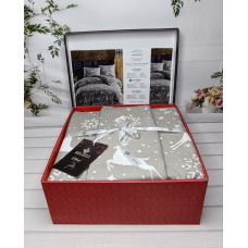 Navidad євро розміру фланелева постільна білизна. Бавовна. Belizza Туреччина.