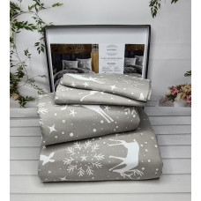 Navidad євро розміру фланелева постільна білизна. Бавовна. Belizza Туреччина.