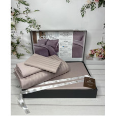 Line gul kurusu Сатиново постільна білизна. Євро розмір. Туреччина Belizza