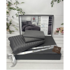 Line antrasit Сатиново постільна білизна. Євро розмір. Туреччина Belizza