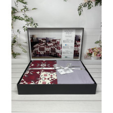 Vincenza bordo Сатиново постільна білизна. Євро розмір. Туреччина Belizza