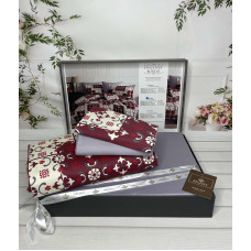 Vincenza bordo Сатиново постільна білизна. Євро розмір. Туреччина Belizza