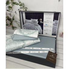 Lisle mint Сатиново постільна білизна. Євро розмір. Туреччина Belizza