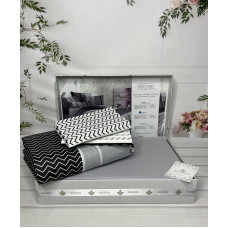 Zigo grey постільна білизна з натуральної бавовни.  розмір. Belizza Туреччина.