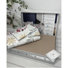 X-mas yellow постільна білизна з натуральної бавовни.  розмір. Belizza Туреччина.