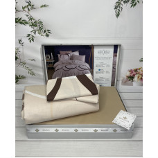 Wave beige постільна білизна з натуральної бавовни.  розмір. Belizza Туреччина.