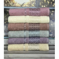 MaMe Grona см., 6 шт/уп. махрові рушники. Бавовна. Туреччина