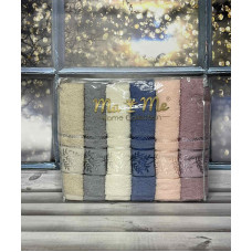 MaMe Listik New 50x90см., 6 шт/уп. махрові рушники. Бавовна. Туреччина