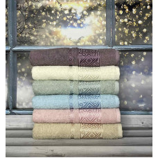 MaMe Rombik New 50x90см., 6 шт/уп. махрові рушники. Бавовна. Туреччина