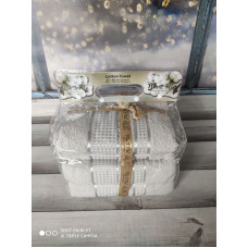 MaMe Gri 50x90 см.+70х140 см., 4 шт/уп. Рушники баня + обличчя. Бавовна.