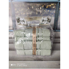 MaMe Mint 50x90 см.+70х140 см., 4 шт/уп. Рушники баня + обличчя. Бавовна.