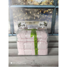 MaMe Pembe 50x90 см.+70х140 см., 4 шт/уп. Рушники баня + обличчя. Бавовна.