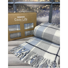 Gri плед вафелька  см. Merinos Туреччина.