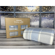 Gri плед вафелька  см. Merinos Туреччина.