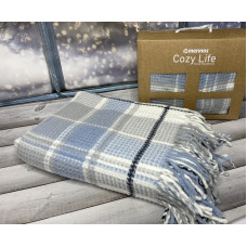 Gri плед вафелька  см. Merinos Туреччина.