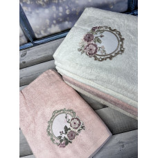 Hayal rose 3D бамбукові рушники см., 6 шт/уп. Pupilla Туреччина.