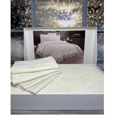 Sahra Krem Піке  см., з простирадлом та наволочками. Velora Home Туреччина.