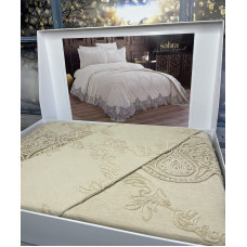 Sahra Bej Піке  см., з простирадлом та наволочками. Velora Home Туреччина.