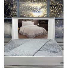 Sahra Gri Піке  см., з простирадлом та наволочками. Velora Home Туреччина.