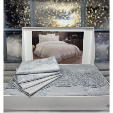 Sahra Gri Піке  см., з простирадлом та наволочками. Velora Home Туреччина.