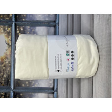 Krem 180x200 см., бавовняне простирадло на резинці з наволочками. Majoli Туреччина.