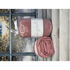 Friza 160x200 см., бавовняне простирадло на резинці з наволочками. Majoli Туреччина.