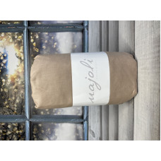 Kahve 160x200 см., бавовняне простирадло на резинці з наволочками. Majoli Туреччина.