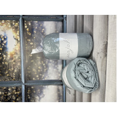 Blue 180x200 см., бавовняне простирадло на резинці з наволочками. Majoli Туреччина.