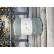 Blue 180x200 см., бавовняне простирадло на резинці з наволочками. Majoli Туреччина.