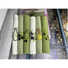 Suvari Oliva 6в1 вафельні рушники  см. Туреччина.