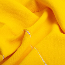 Воріт готовий трикотажний дов’яз IDEIA 9,5×39 см, щільність 260 г/м2 жовтий