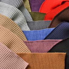 Манжет трикотажный довяз для рукавов и воротников 8 см хакі