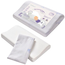 Подушка дитяча з наволочкою ортопедична 47х30/8/5 см PAPAELLA MEMORY FOAM з ефектом пам'яті
